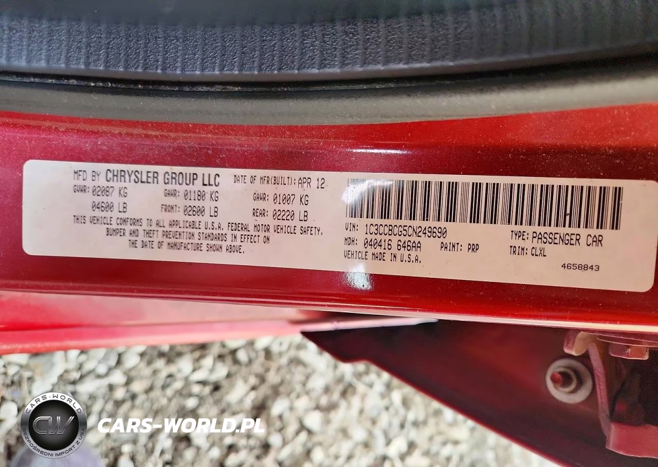 2012 Chrysler 200 Limited VIN:1C3CCBCG5CN249690 - 12