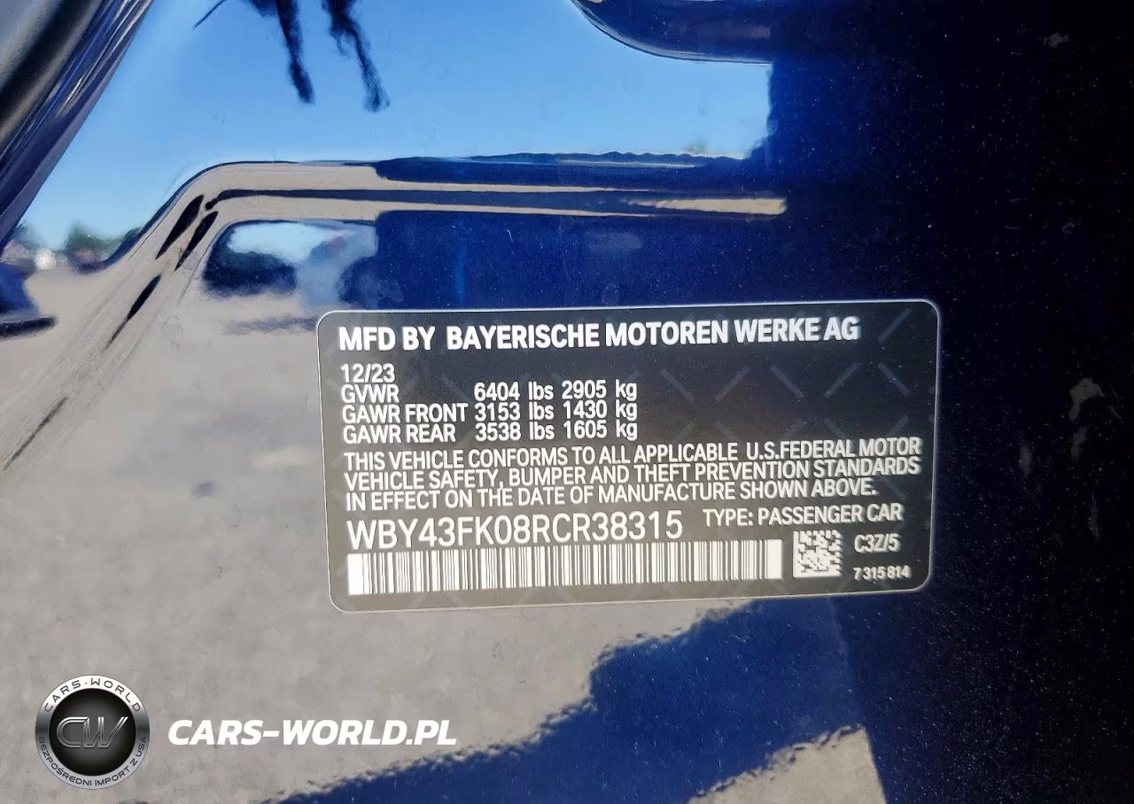 2024 BMW I5 M60 VIN:WBY43FK08RCR38315 - 12