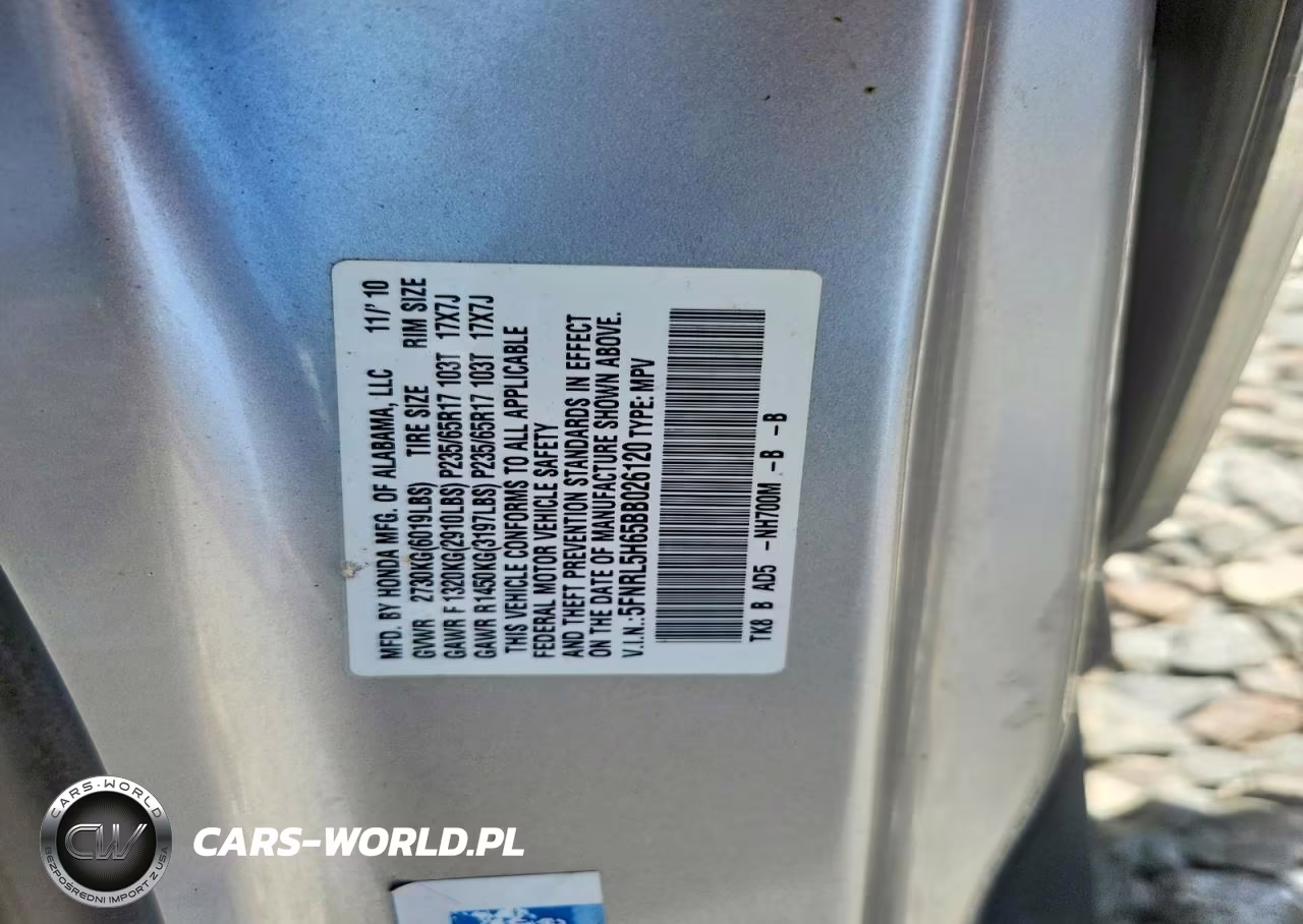 2011 Honda Odyssey Exl VIN:5FNRL5H65BB026120 - 13
