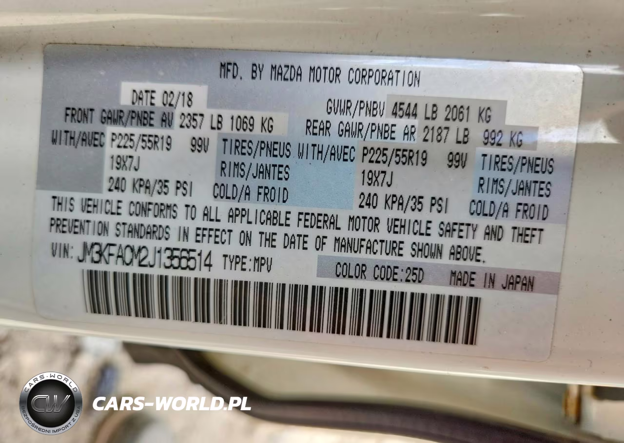 2018 Mazda Cx-5 Touring VIN:JM3KFACM2J1356514 - 14
