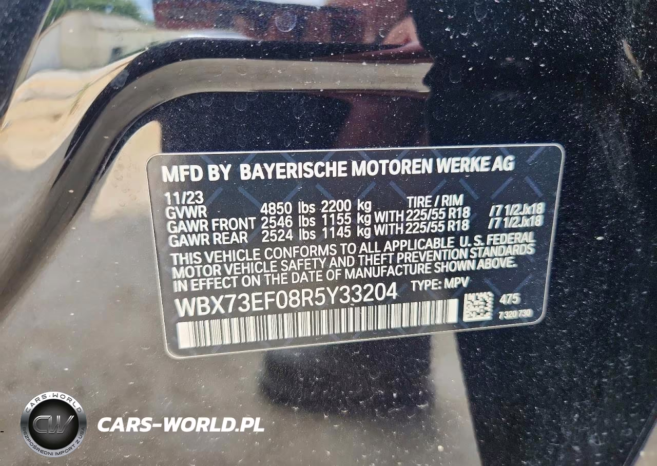 2024 BMW X1 xDrive28I VIN:WBX73EF08R5Y33204 - 13