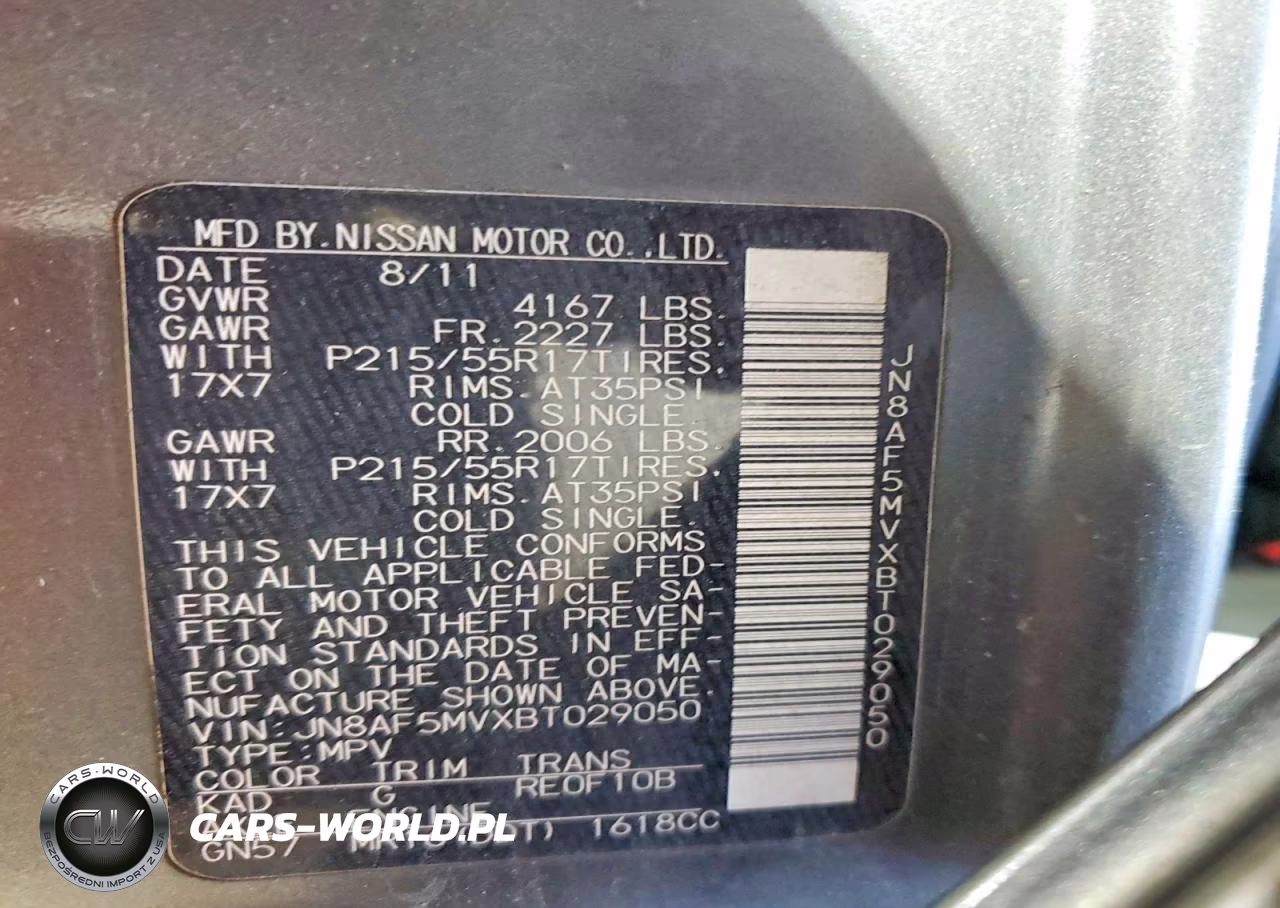 2011 Nissan Juke S VIN:JN8AF5MVXBT029050 - 12