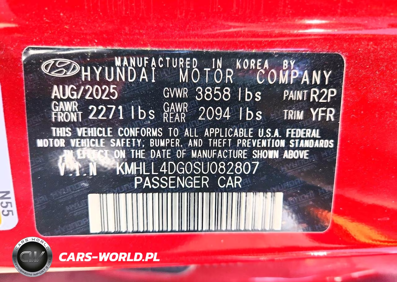 2025 Hyundai Elantra Se VIN:KMHLL4DG0SU082807 - 12