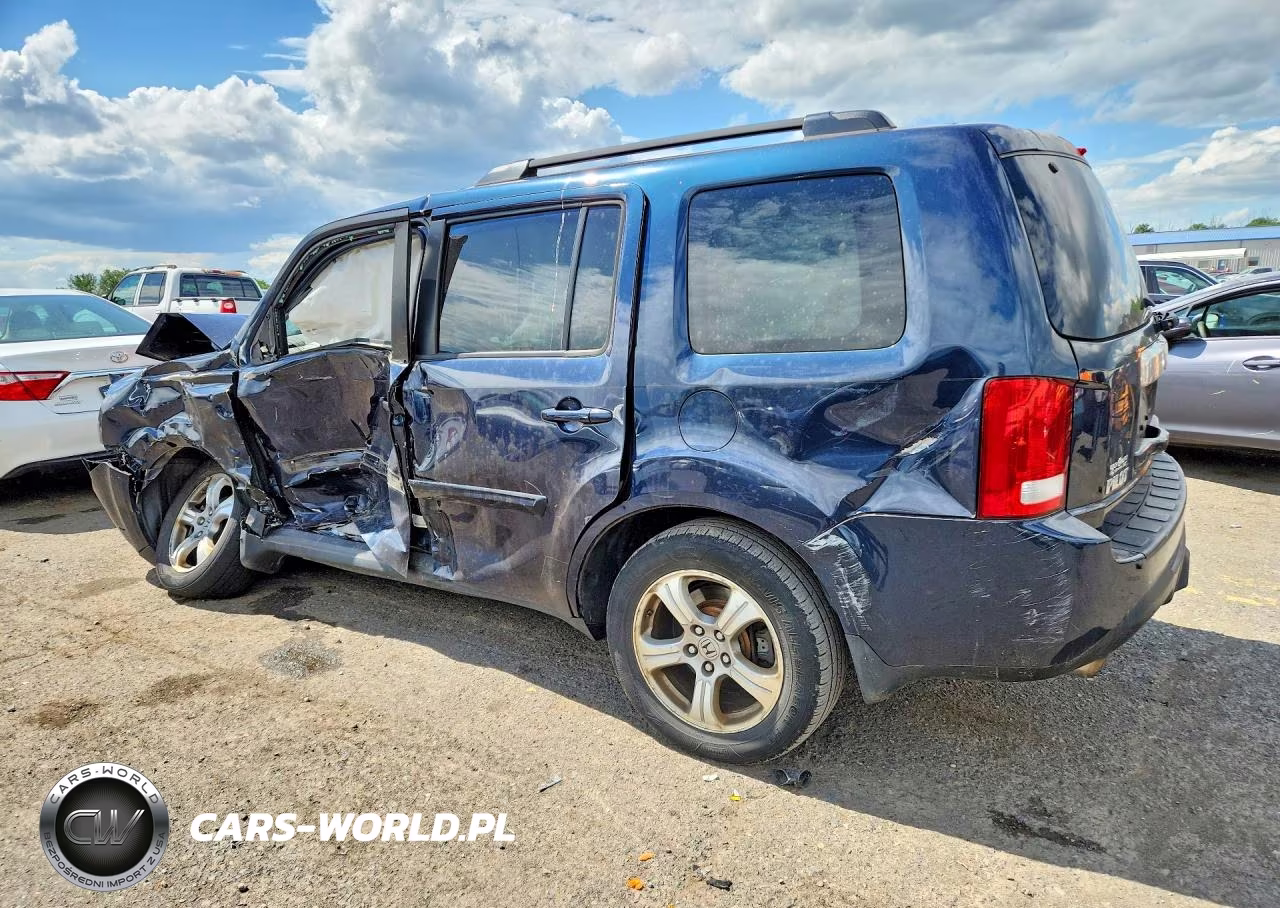 2012 Honda Pilot Exl VIN:5FNYF4H6XCB079121 - 2