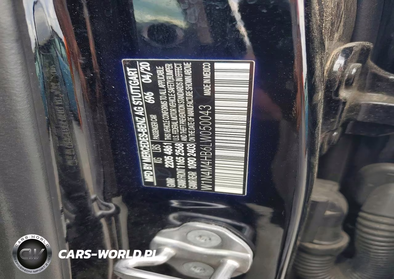 2020 Mercedes-Benz Glb 250 4Matic VIN:W1N4M4HB6LW050043 - 13