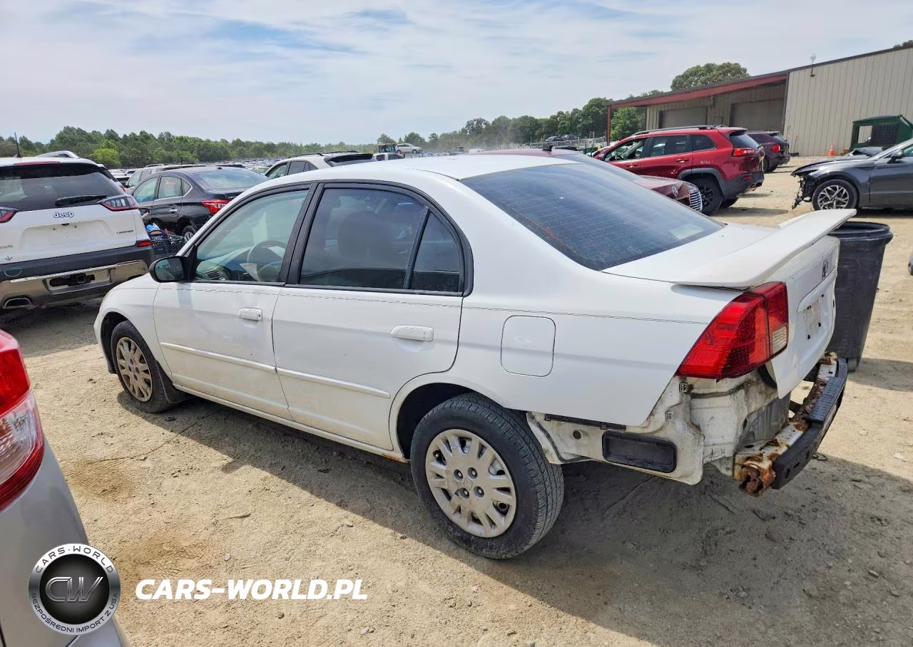 2004 Honda Civic Lx VIN:2HGES16544H593695 - 2