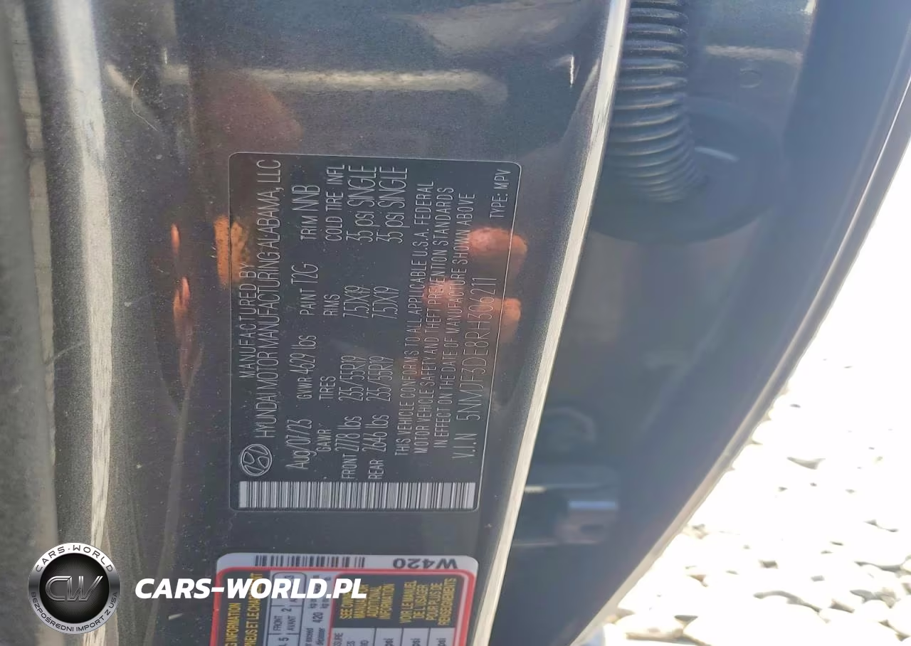 2024 Hyundai Tucson Sel VIN:5NMJF3DE8RH306211 - 13