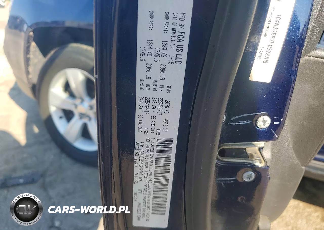 2015 Jeep Compass Latitude VIN:1C4NJDEB7FD272700 - 12