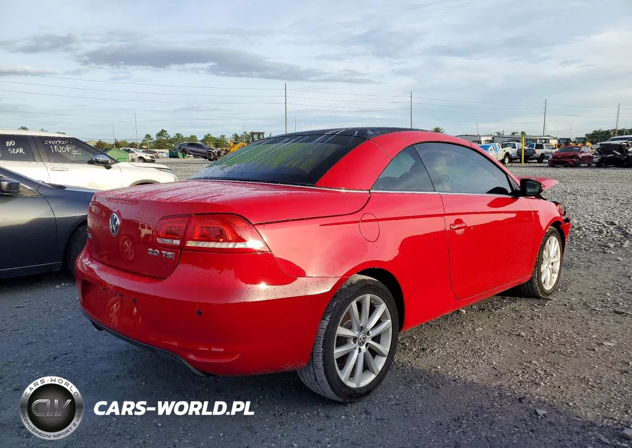 2013 Volkswagen Eos Komfort VIN:WVWBW8AH8DV005689 - 3