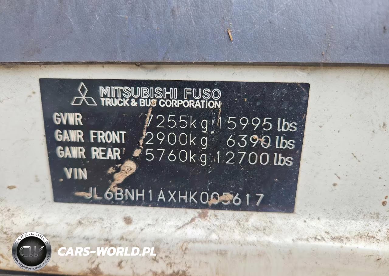 2017 Mitsubishi Fec72S Fuso Box Truck VIN:JL6BNH1AXHK005617 - 13