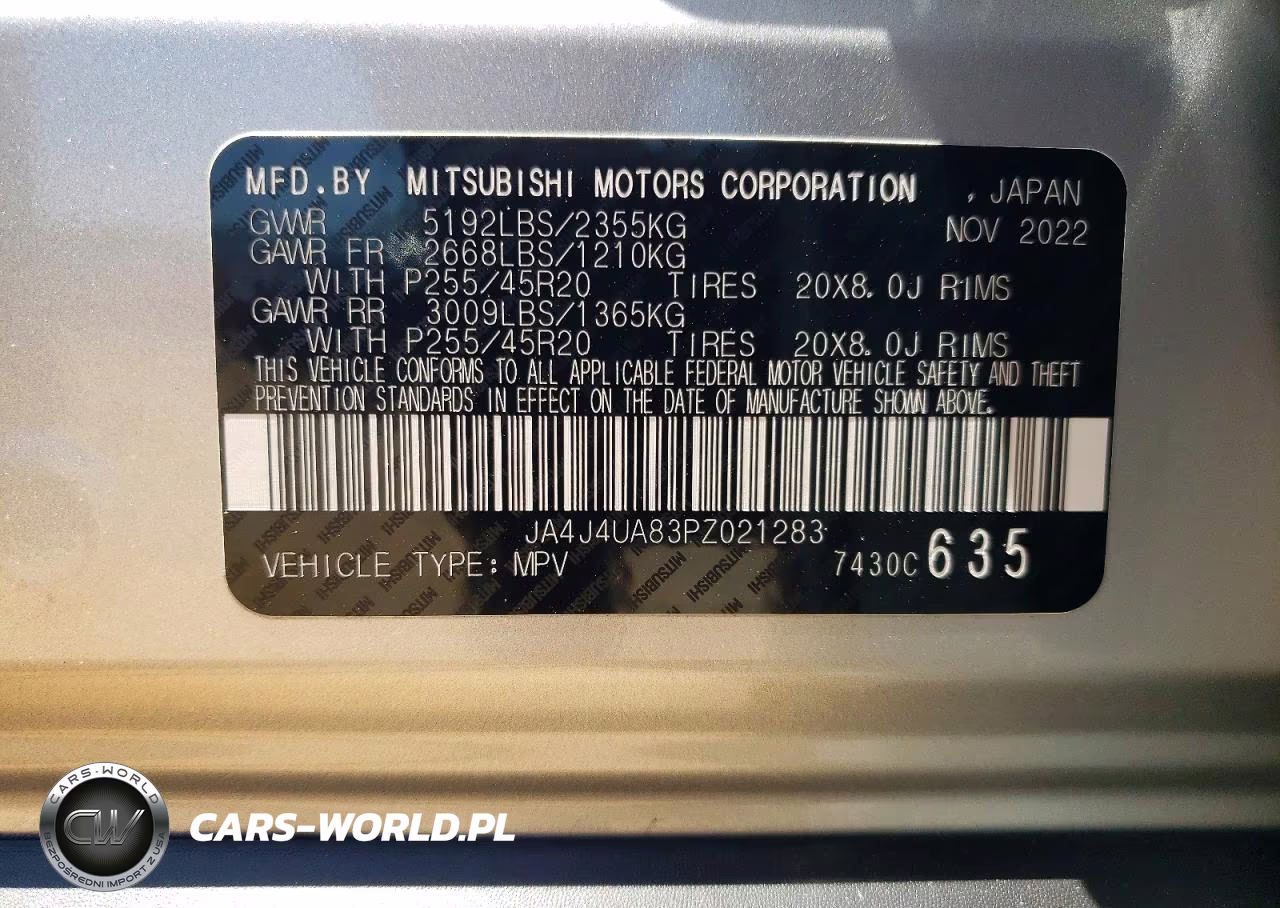 2023 Mitsubishi Outlander Se VIN:JA4J4UA83PZ021283 - 13