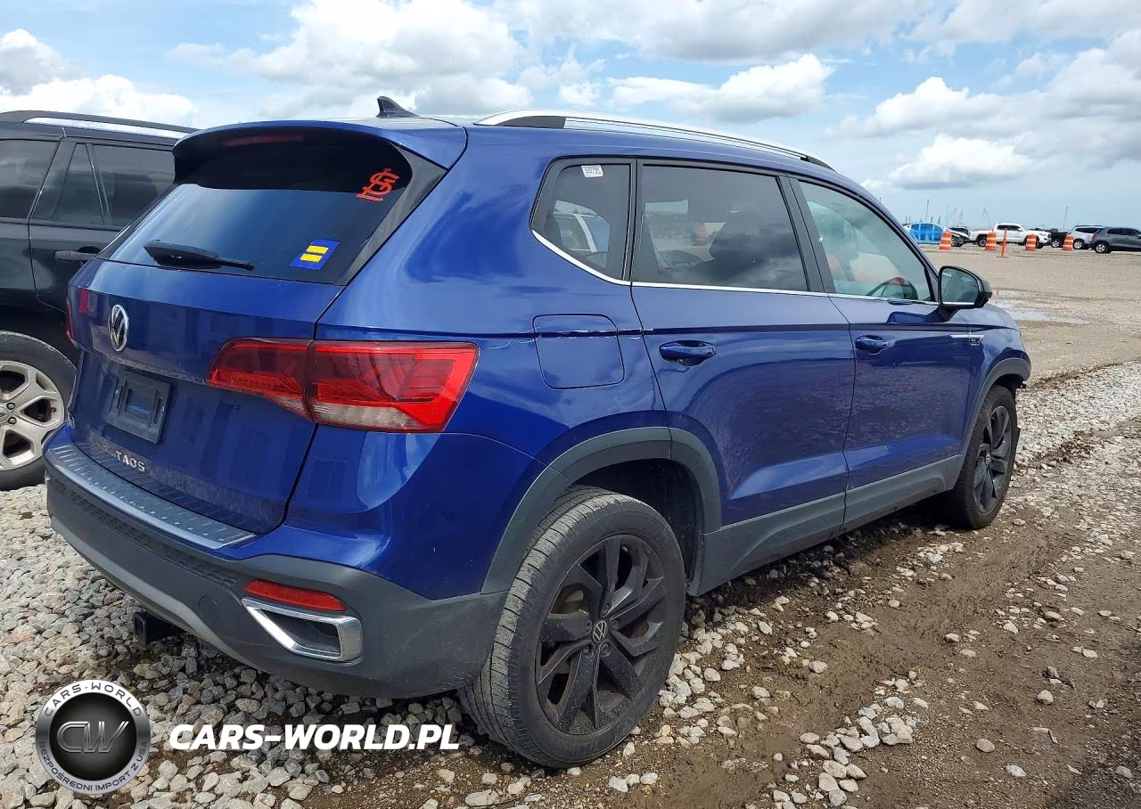 2022 Volkswagen Taos Se VIN:3VVRX7B21NM076519 - 3