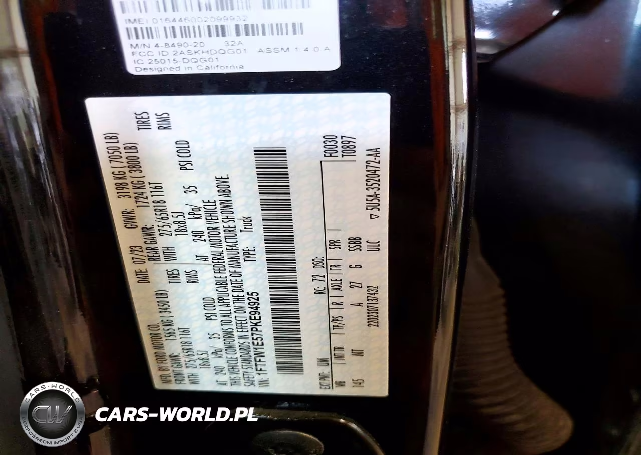 2023 Ford F150 Supercrew VIN:1FTFW1E57PKE94925 - 13