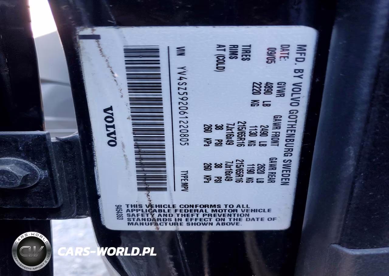 2006 Volvo Xc70 VIN:YV4SZ592061220805 - 13