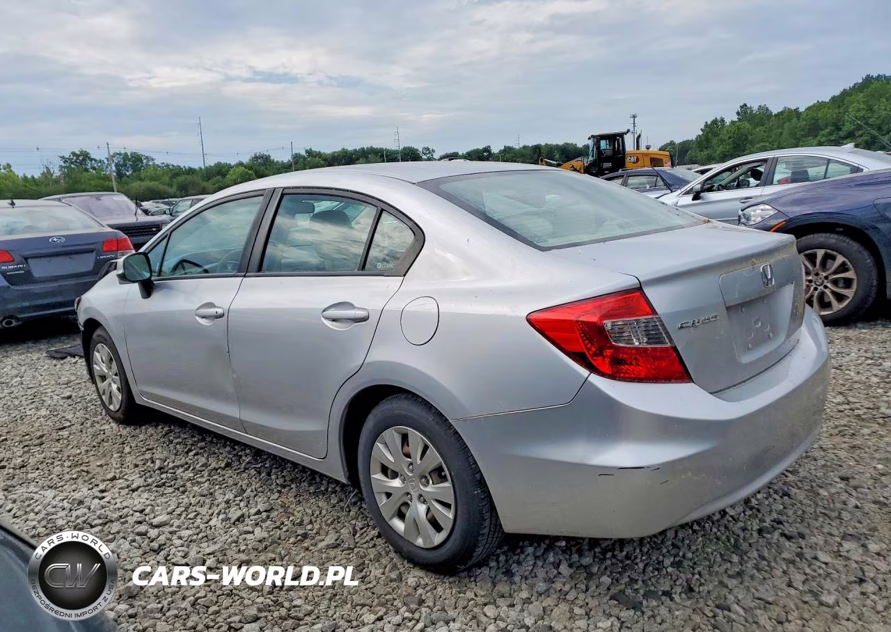 2012 Honda Civic Lx VIN:2HGFB2F56CH600901 - 2
