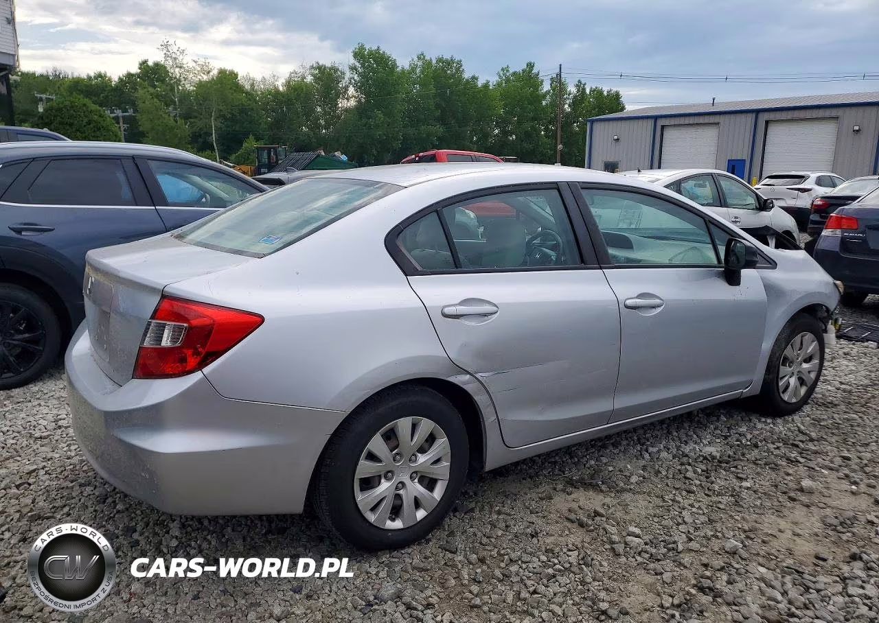2012 Honda Civic Lx VIN:2HGFB2F56CH600901 - 3