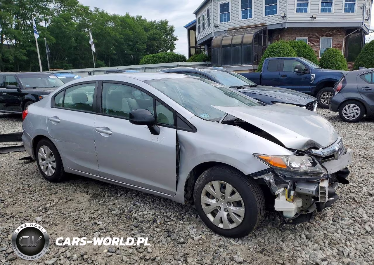 2012 Honda Civic Lx VIN:2HGFB2F56CH600901 - 4
