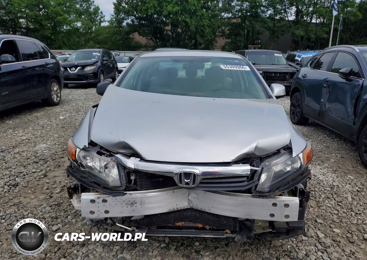 2012 Honda Civic Lx VIN:2HGFB2F56CH600901 - 5