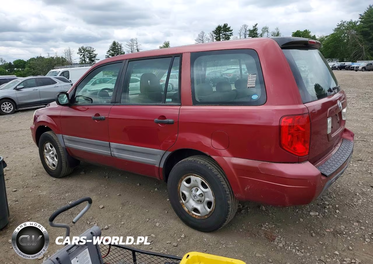 2005 Honda Pilot Lx VIN:2HKYF18145H551546 - 2