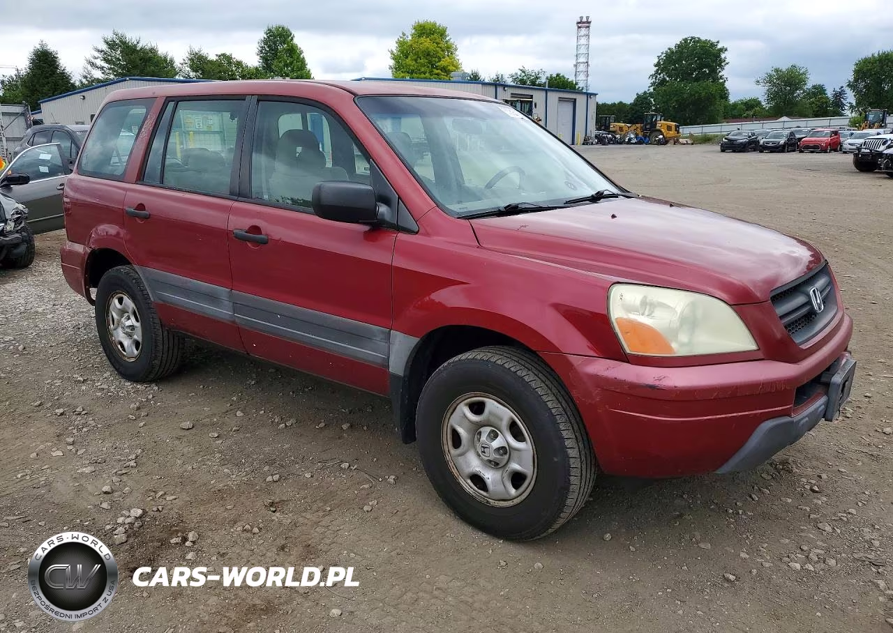 2005 Honda Pilot Lx VIN:2HKYF18145H551546 - 4