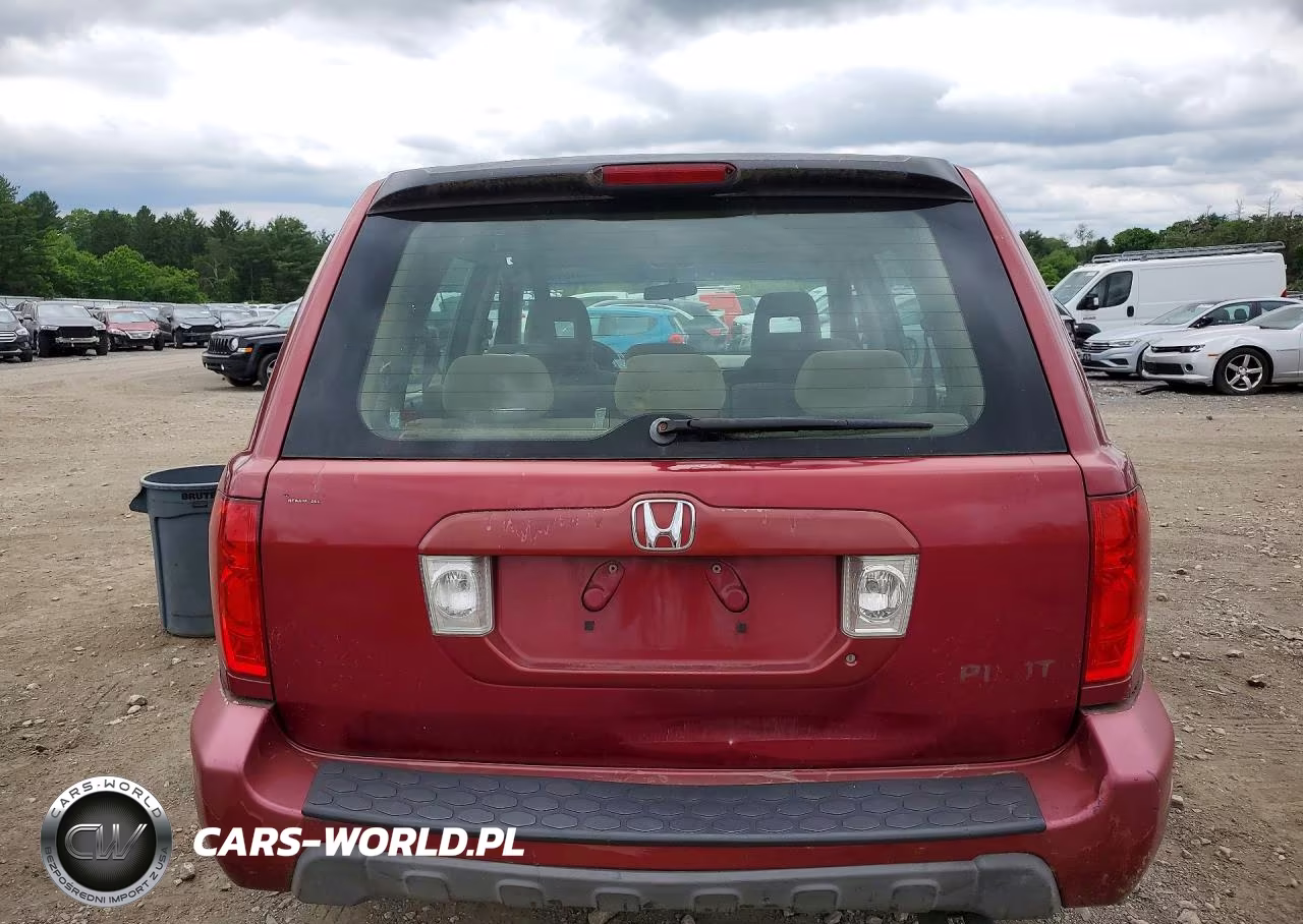 2005 Honda Pilot Lx VIN:2HKYF18145H551546 - 6
