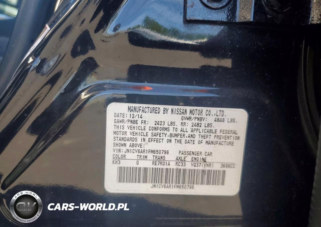 2015 Infiniti Q40 VIN:JN1CV6AR1FM650796 - 12