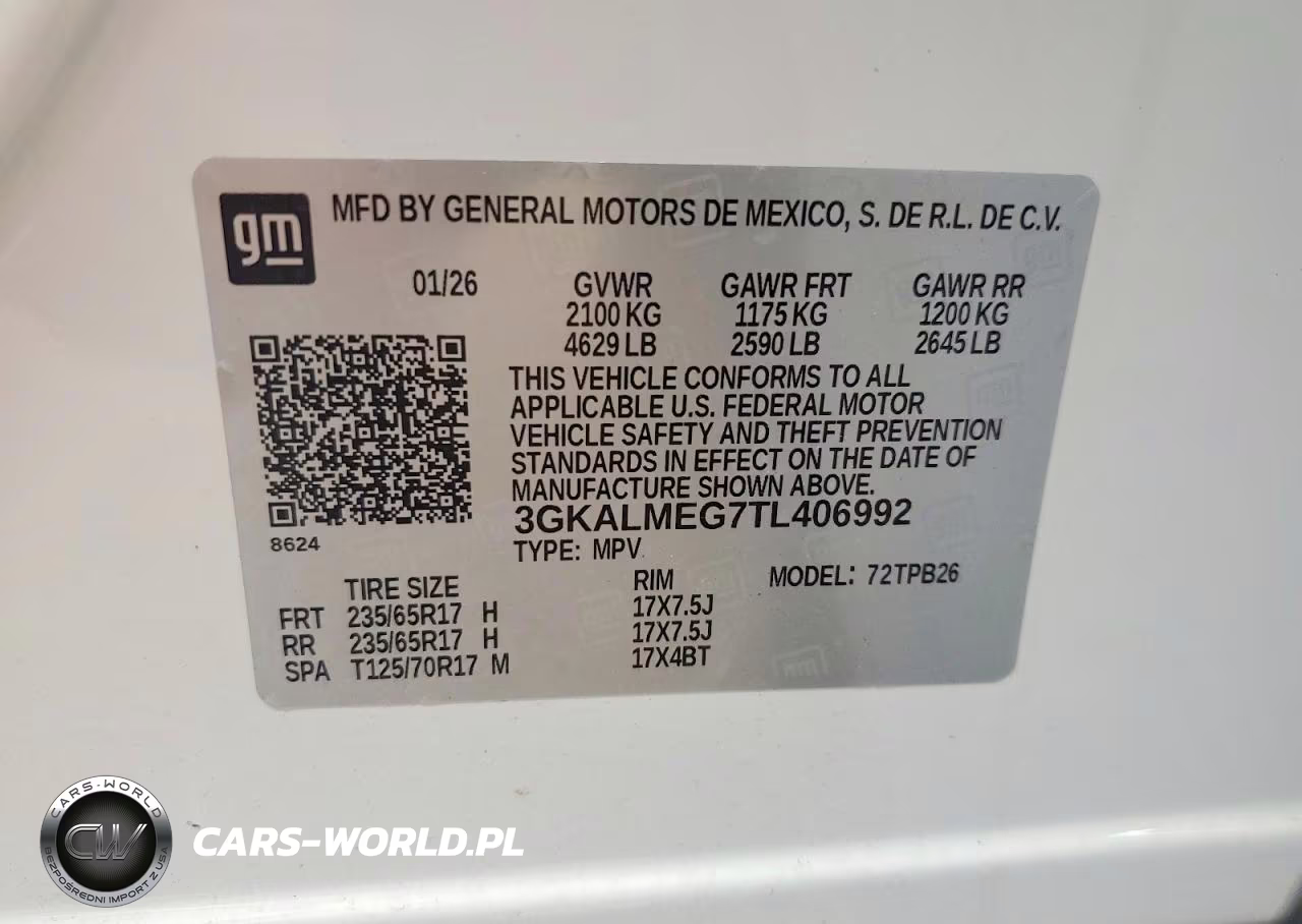2026 GMC Terrain Elevation VIN:3GKALMEG7TL406992 - 13