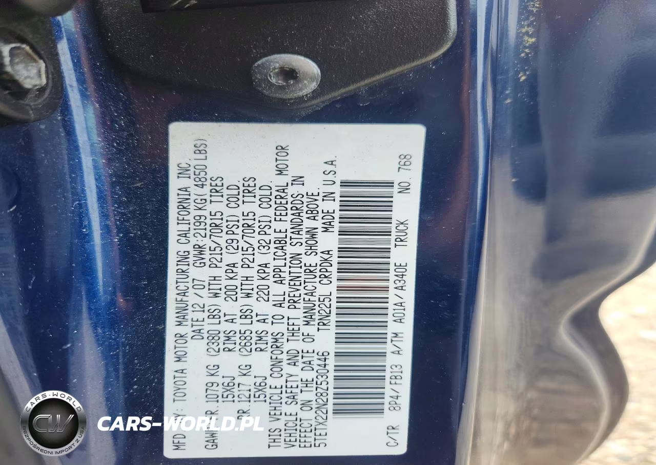 2008 Toyota Tacoma Access Cab VIN:5TETX22N28Z530446 - 12