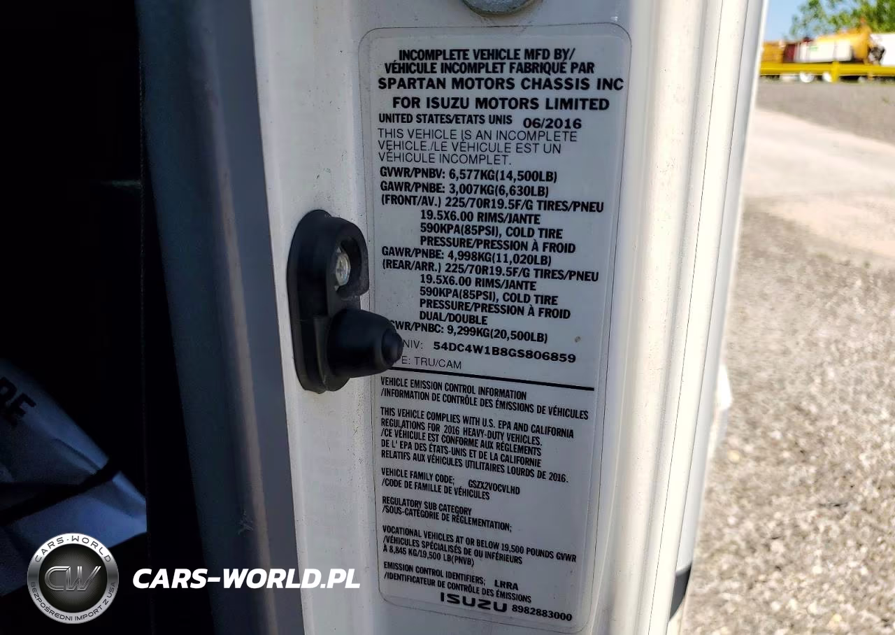 2016 Isuzu Npr Hd Box Truck VIN:54DC4W1B8GS806859 - 13