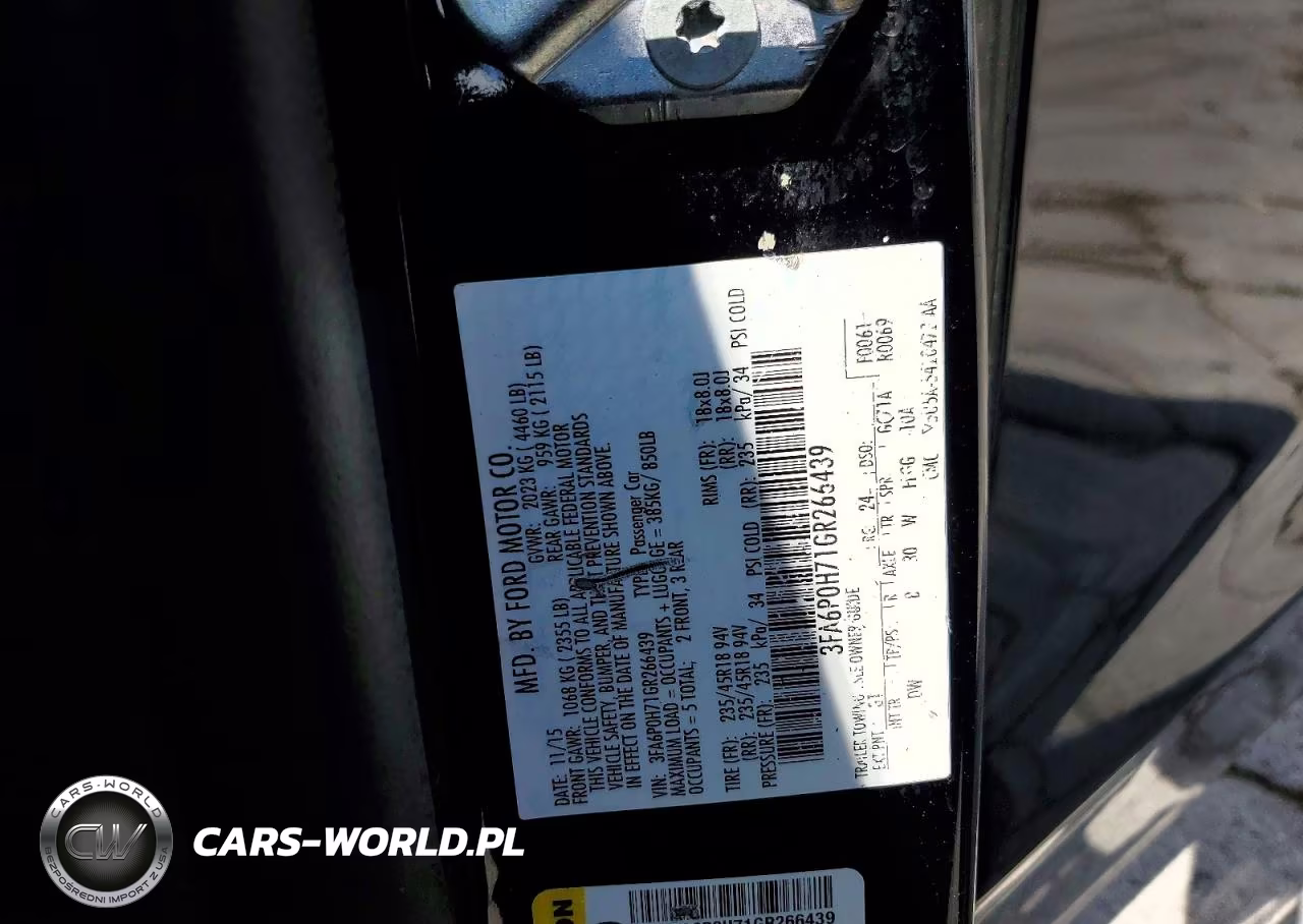 2016 Ford Fusion Se VIN:3FA6P0H71GR266439 - 12