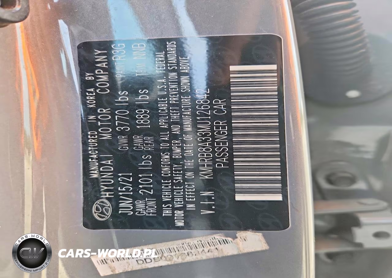 2021 Hyundai Venue Se VIN:KMHRB8A33MU126842 - 14