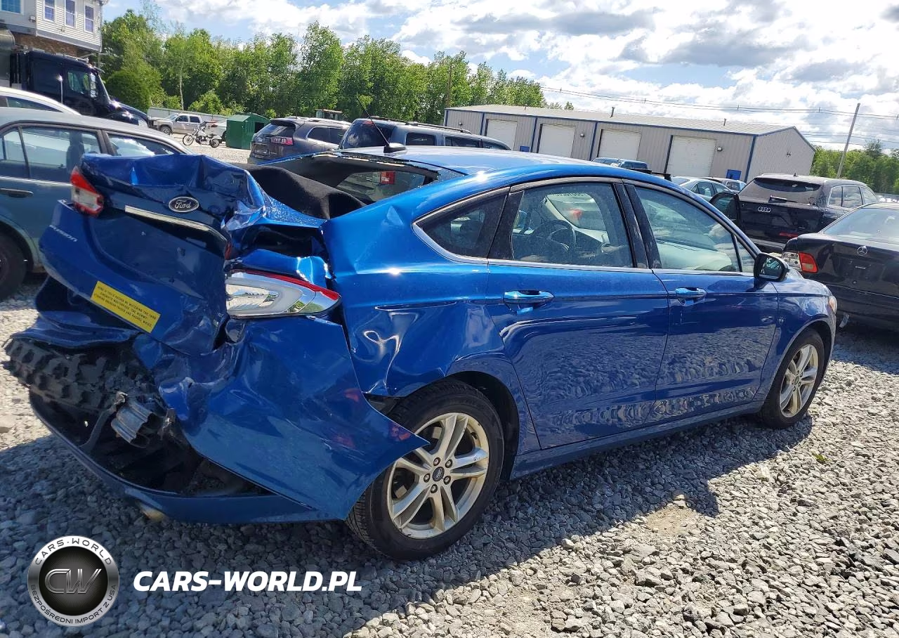 2018 Ford Fusion Se VIN:3FA6P0HD6JR270547 - 3