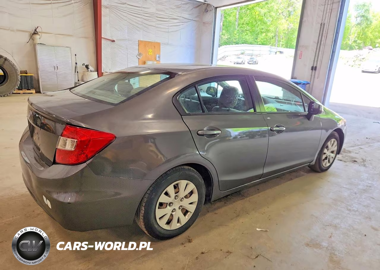 2012 Honda Civic Lx VIN:2HGFB2F51CH329004 - 3
