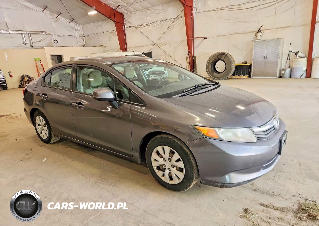 2012 Honda Civic Lx VIN:2HGFB2F51CH329004 - 4