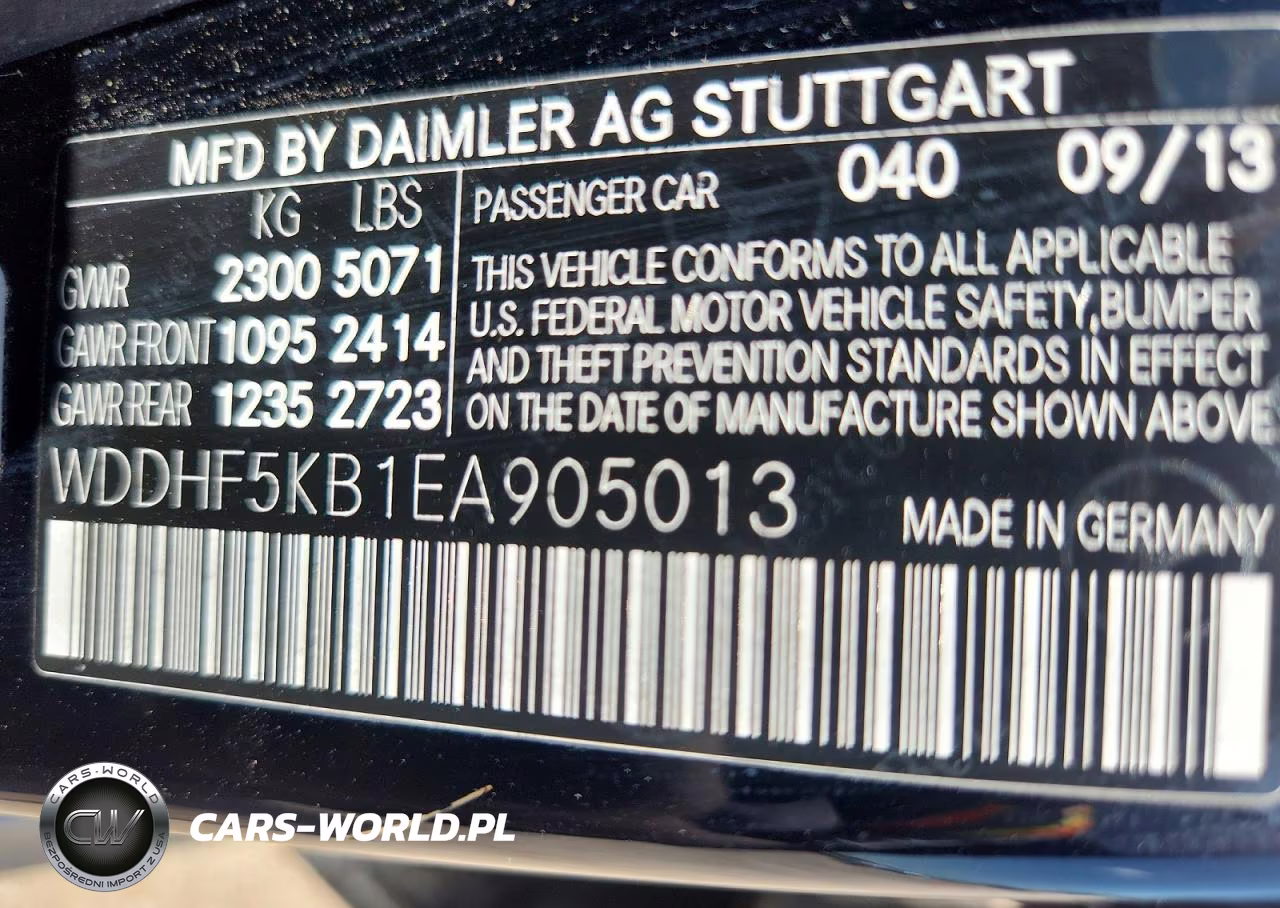 2014 Mercedes-Benz E 350 VIN:WDDHF5KB1EA905013 - 12