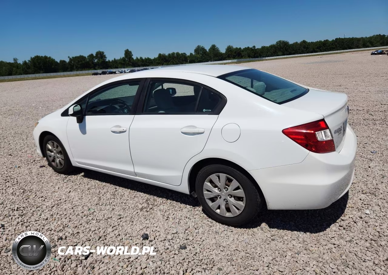 2012 Honda Civic VIN:2HGFB2F5XCH316221 - 2