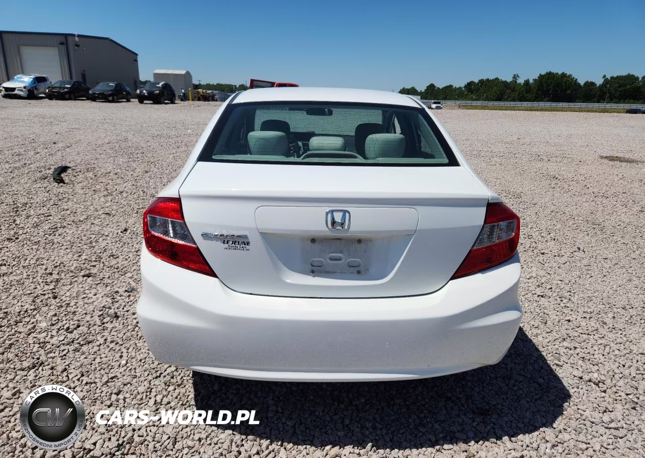 2012 Honda Civic VIN:2HGFB2F5XCH316221 - 6
