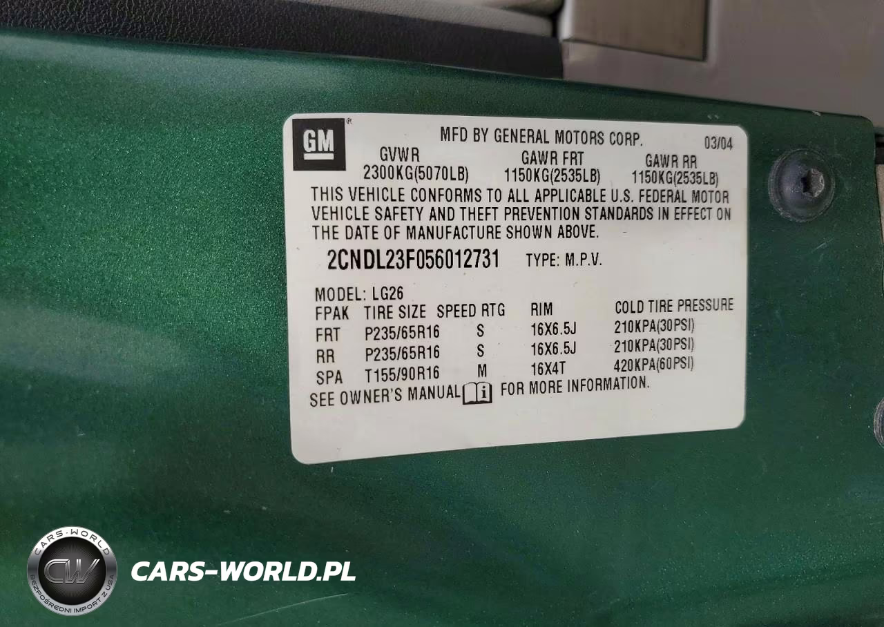 2005 Chevrolet Equinox Ls VIN:2CNDL23F056012731 - 13