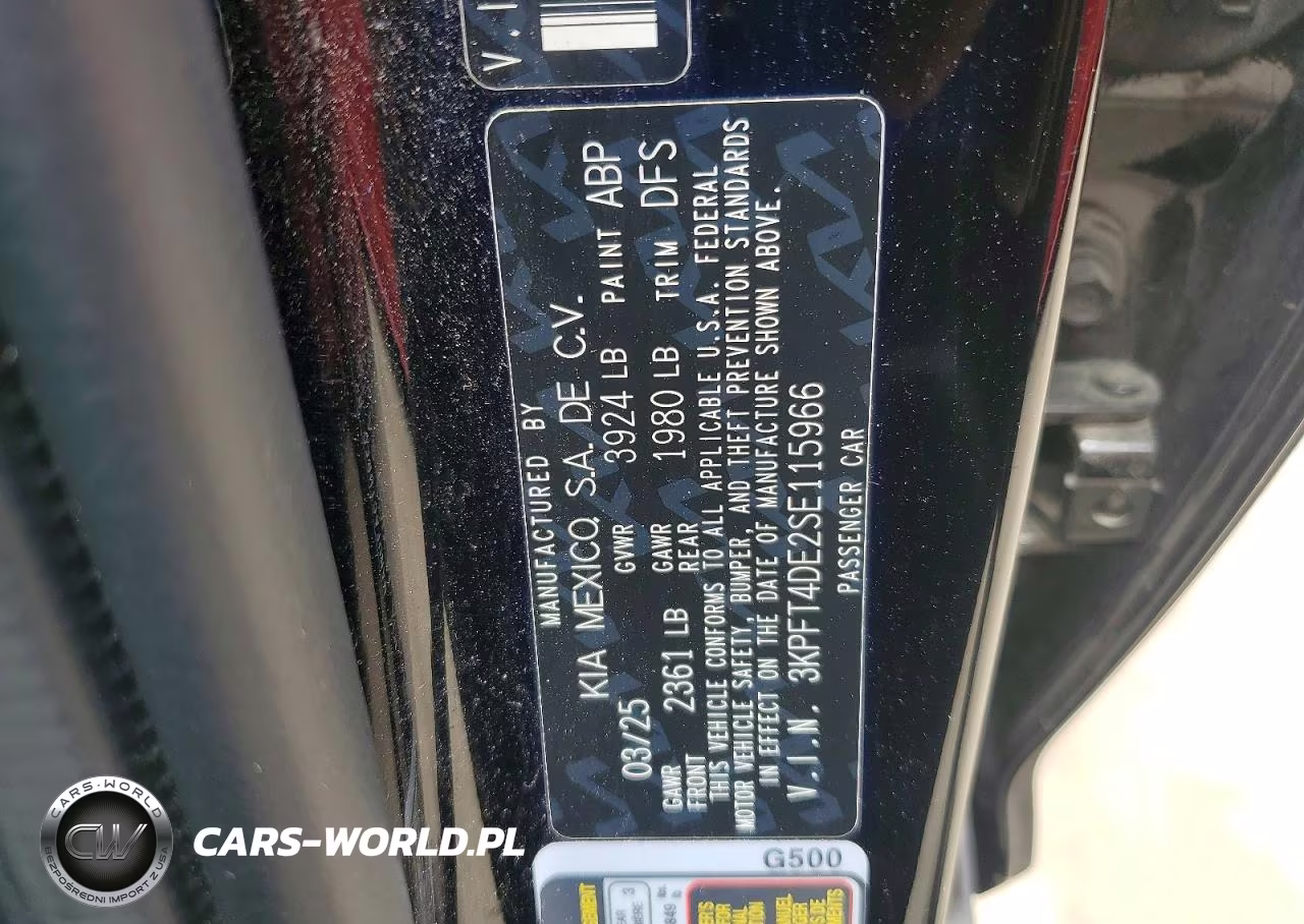 2025 Kia K4 Lxs VIN:3KPFT4DE2SE115966 - 13