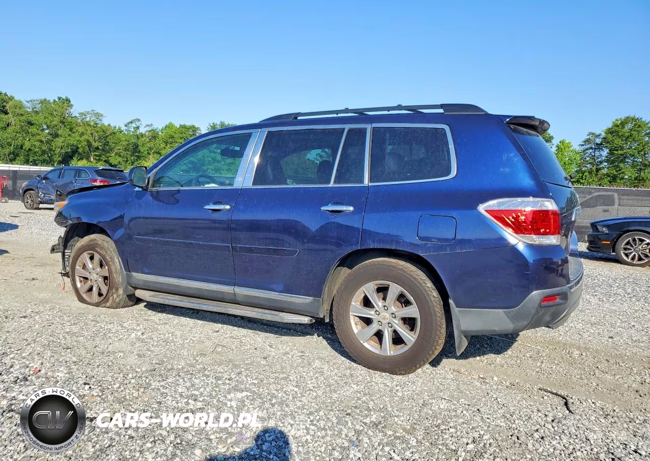 2013 Toyota Highlander Se VIN:5TDZK3EH6DS120812 - 2