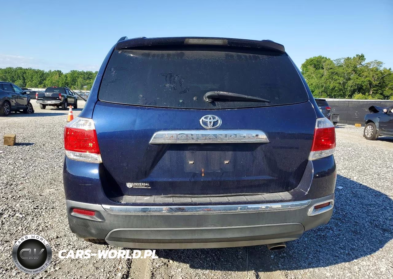 2013 Toyota Highlander Se VIN:5TDZK3EH6DS120812 - 6