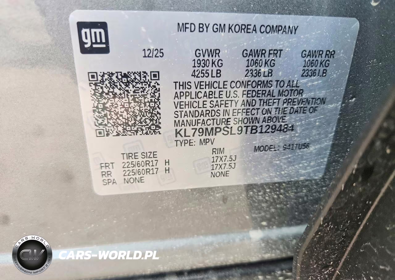 2026 Chevrolet Trailblazer Lt VIN:KL79MPSL9TB129484 - 13