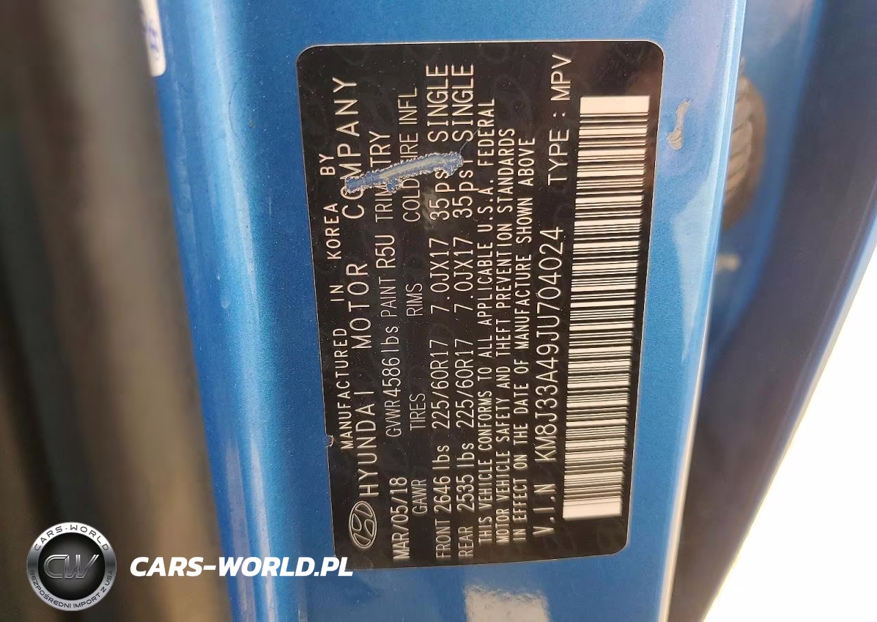 2018 Hyundai Tucson Sel VIN:KM8J33A49JU704024 - 13