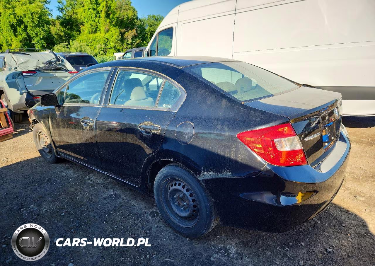 2012 Honda Civic Lx VIN:2HGFB2F53CH324466 - 2