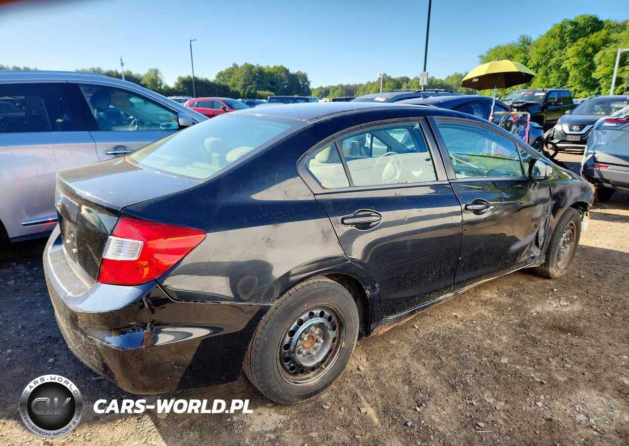 2012 Honda Civic Lx VIN:2HGFB2F53CH324466 - 3