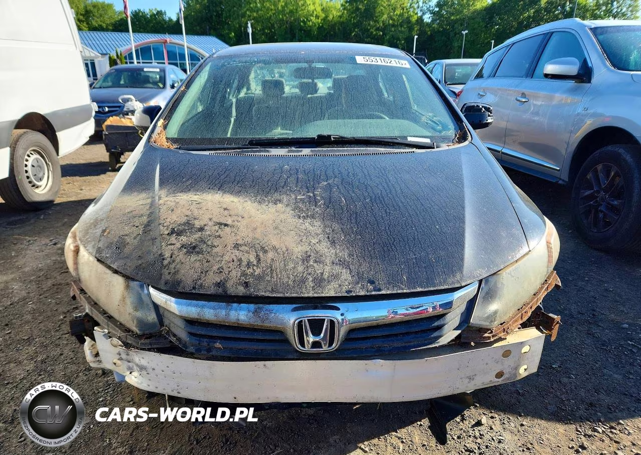 2012 Honda Civic Lx VIN:2HGFB2F53CH324466 - 5