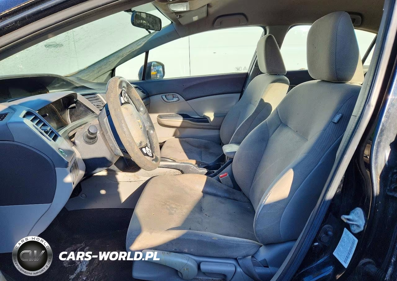 2012 Honda Civic Lx VIN:2HGFB2F53CH324466 - 7