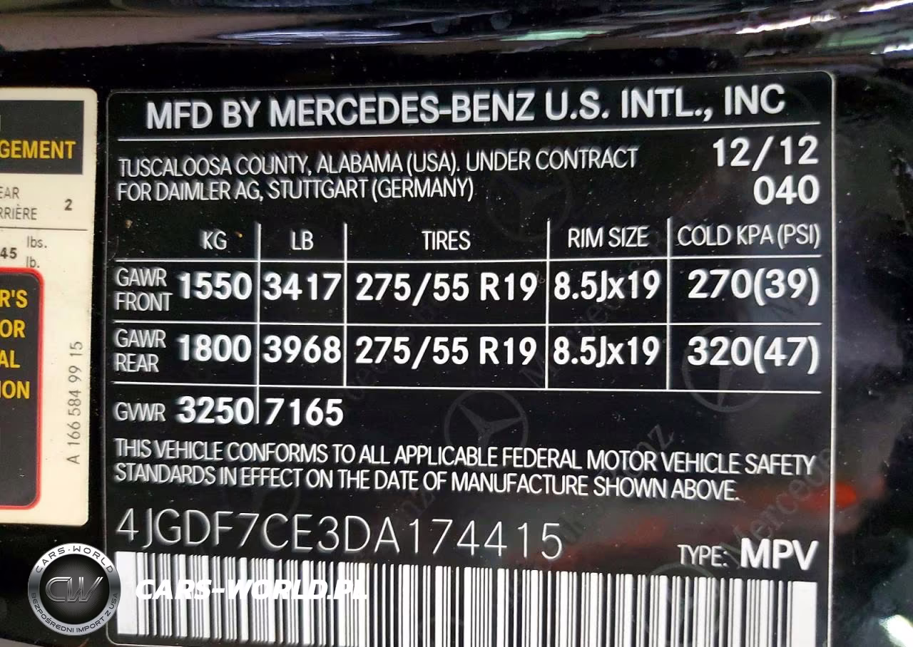 2013 Mercedes-Benz Gl 450 4Matic VIN:4JGDF7CE3DA174415 - 13