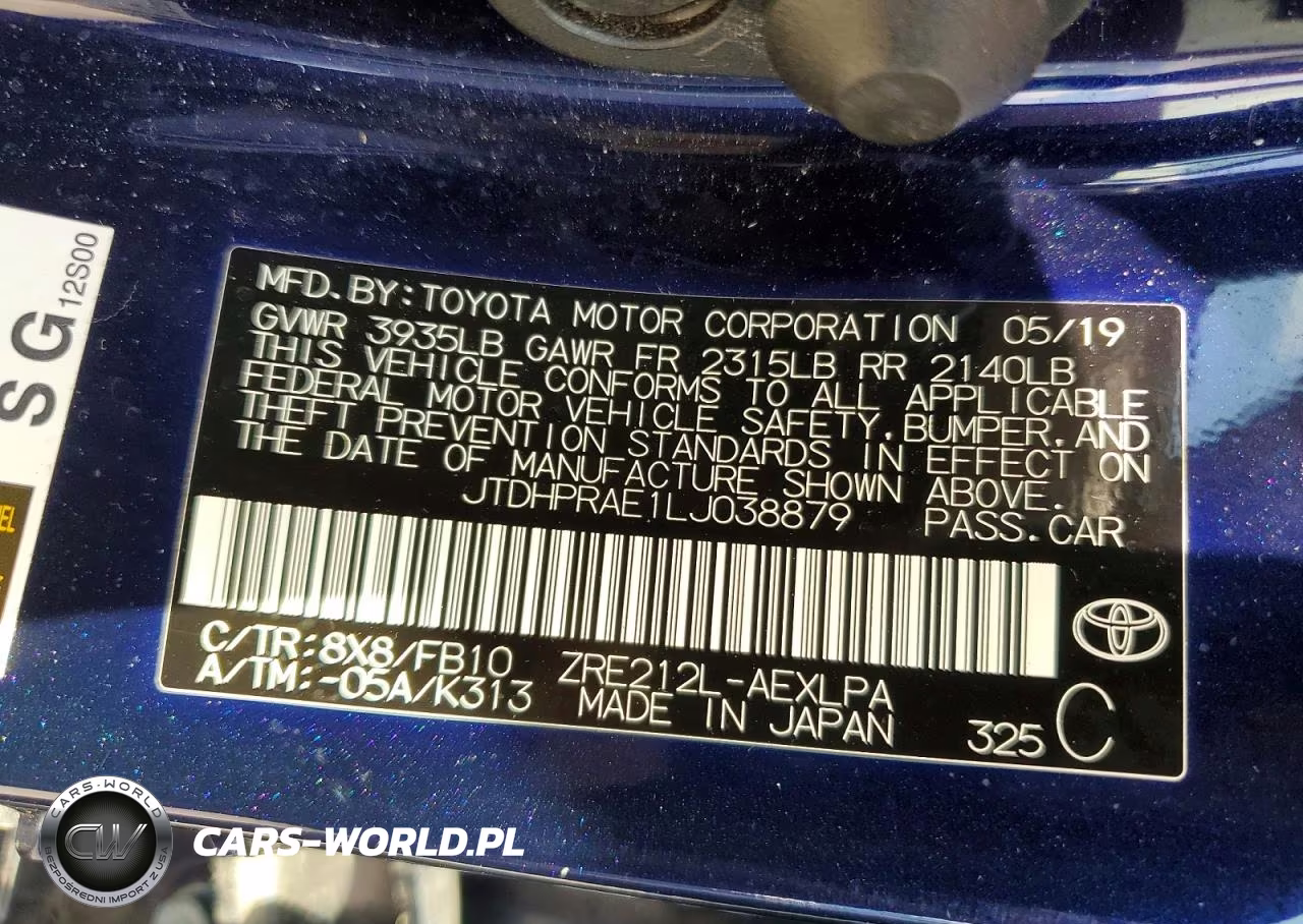2020 Toyota Corolla Le VIN:JTDHPRAE1LJ038879 - 12