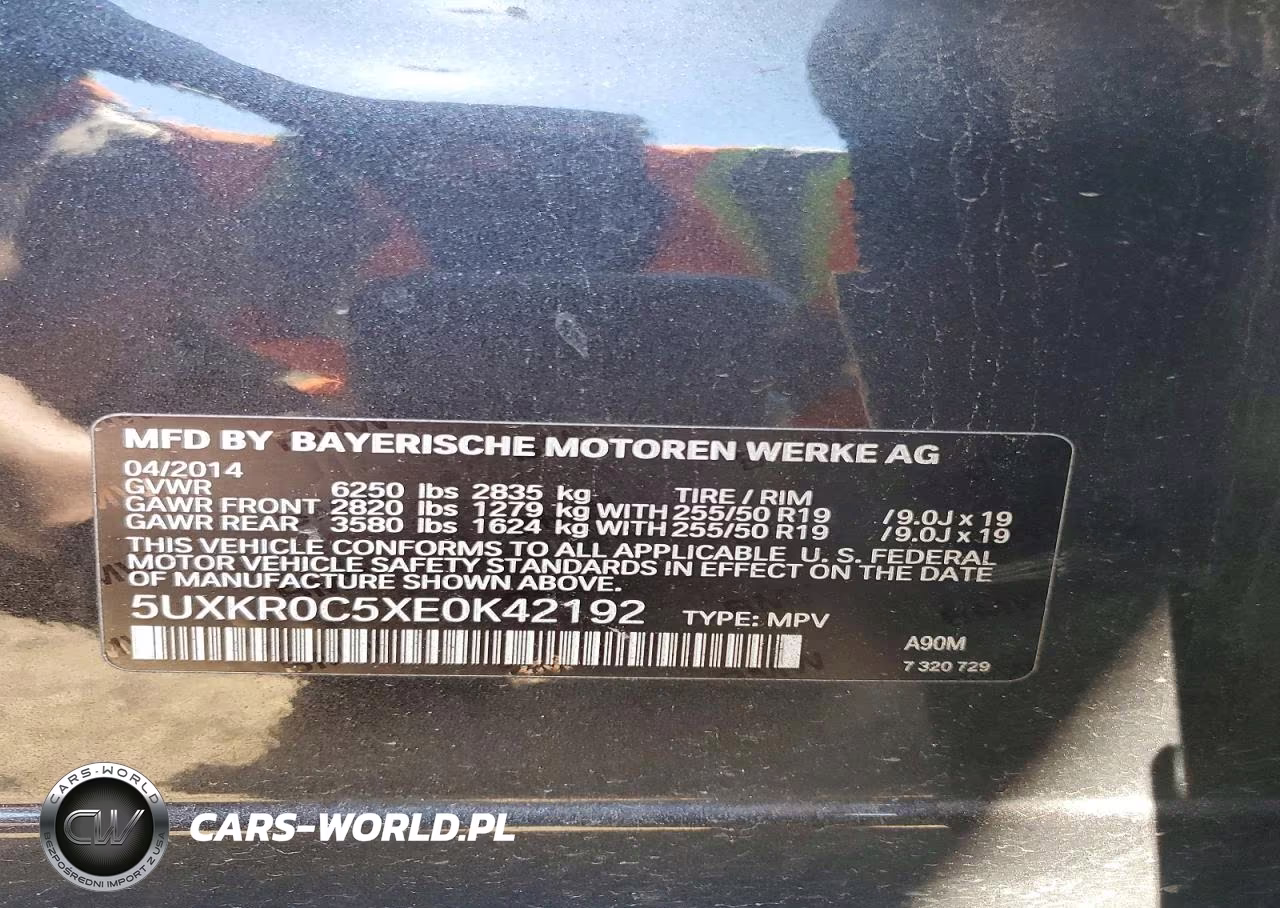 2014 BMW X5 xDrive35I VIN:5UXKR0C5XE0K42192 - 13